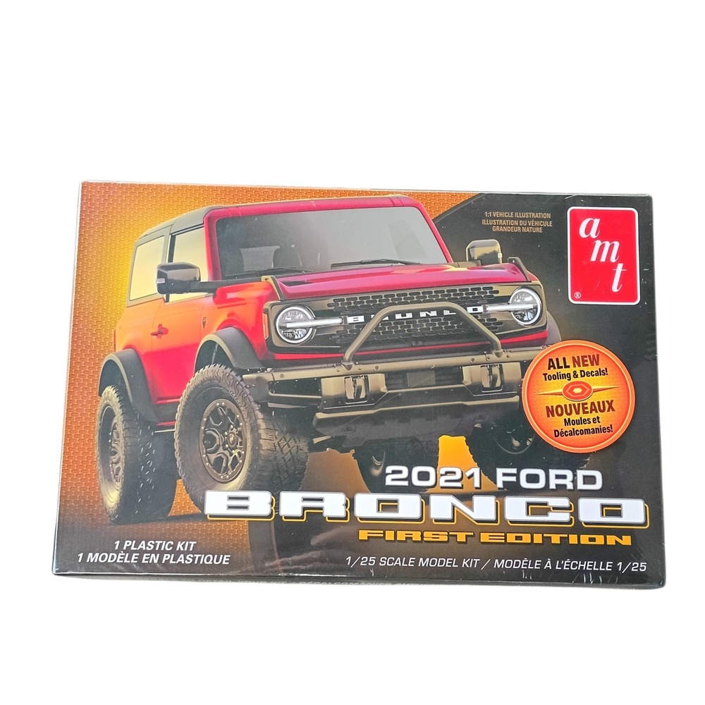 AMT- 2021 FORD BRONCO FIRST EDITION - 1:25 SCALE KIT - FACTORY SEALED NEW IN BOX